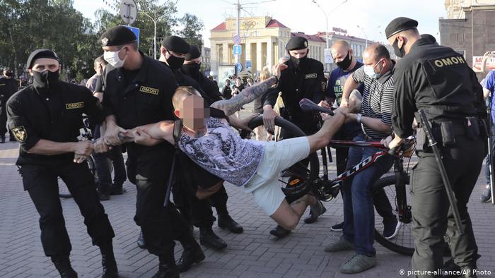 Demonstrationen und Festnahmen in Weißrussland