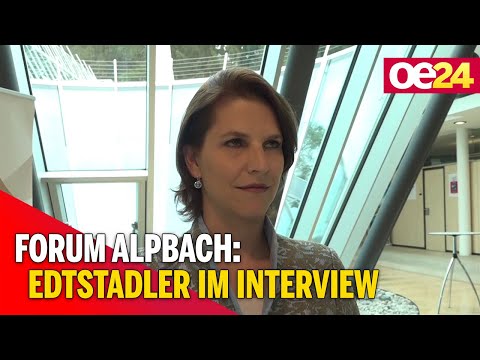 Forum Alpbach: Ministerin Edtstadler im Interview