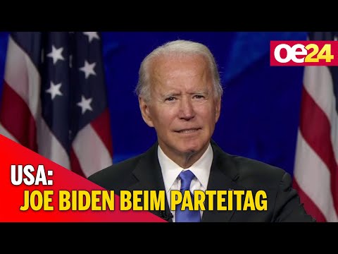 USA: Joe Biden zeigt sich beim Parteitag staatsmännisch