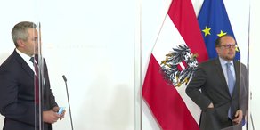 Ministerrat: Statement von Nehammer und Schallenberg
