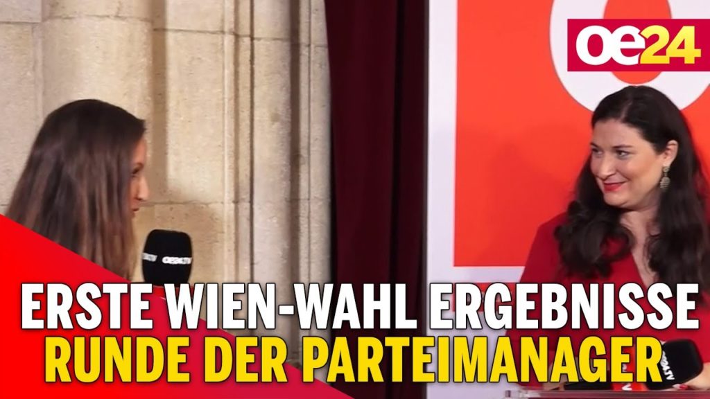 Erste Wien-Wahl Ergebnisse: Die grosse Runde der Parteimanager