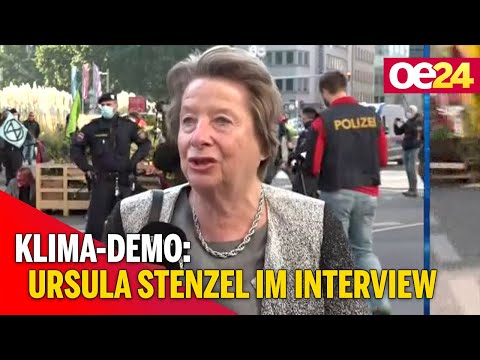 Klima-Demo: Ursula Stenzel im Interview