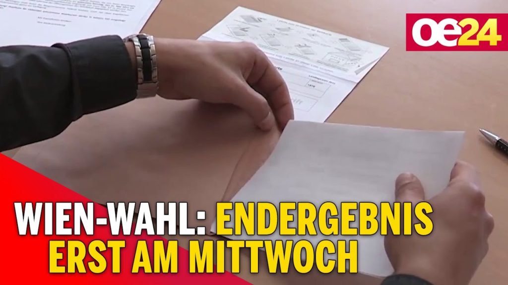 Wien-Wahl: Endergebnis erst am Mittwoch