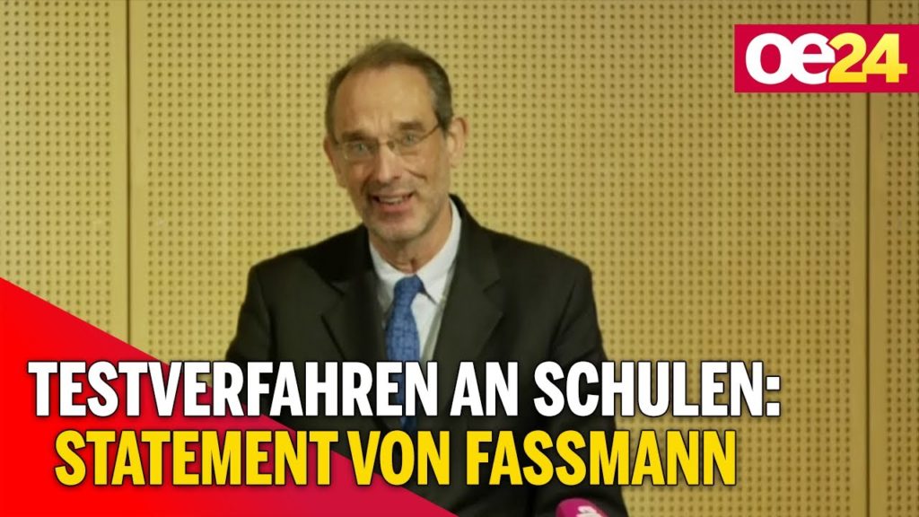 Neue Testverfahren an Schulen: Statement von Heinz Faßmann