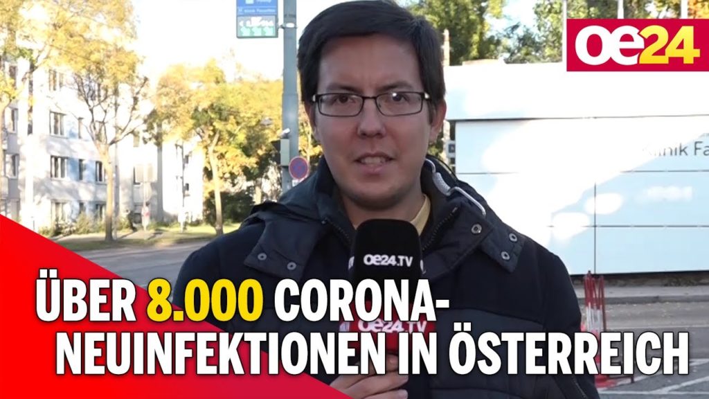 Über 8.000 Corona-Neuinfektionen in Österreich