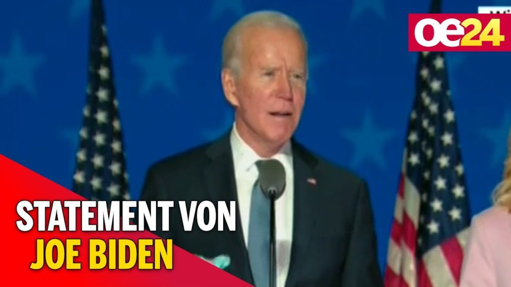 US-Wahl: Statement von Joe Biden 