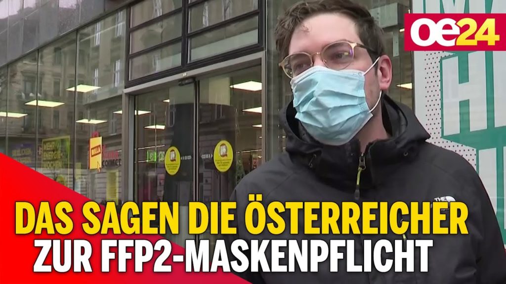 Das sagen die Österreicher zur FFP2-Maskenpflicht