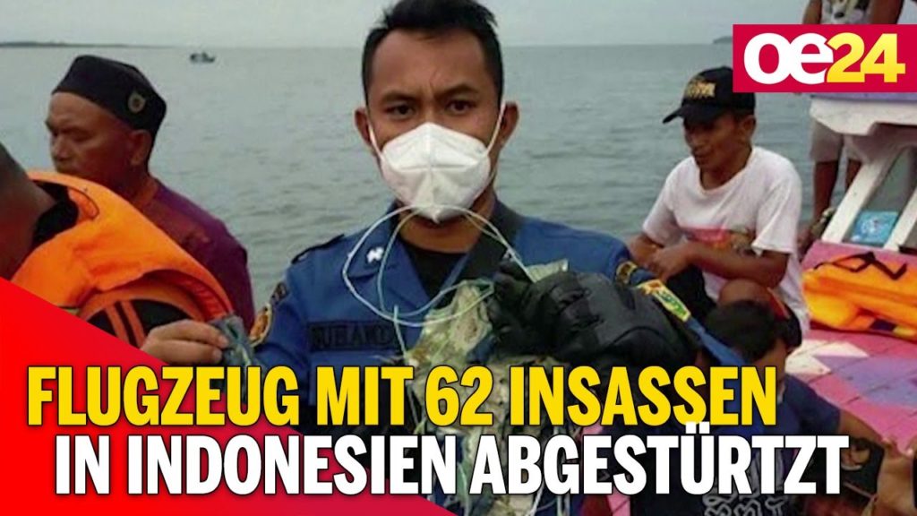 Flugzeug mit 62 Insassen in Indonesien abgestürzt