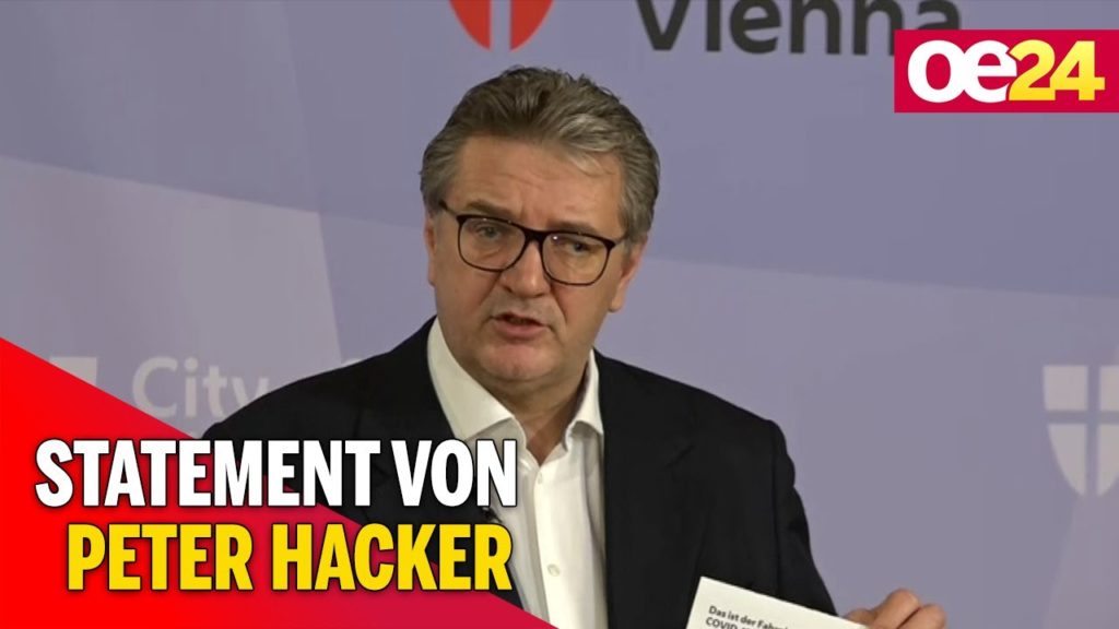 Impfplan in Wien: Statement von Peter Hacker
