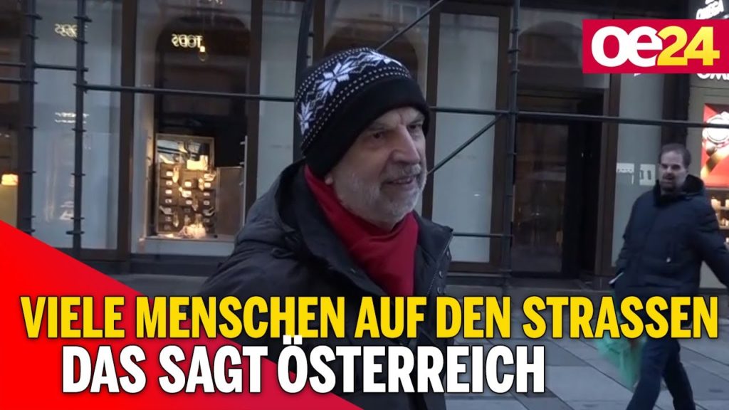 Viele Menschen auf den Strassen: Das sagt Österreich