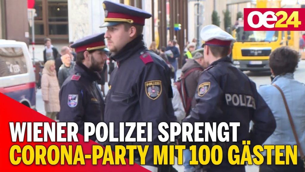 Wiener Polizei sprengt Corona-Party mit 100 Gästen