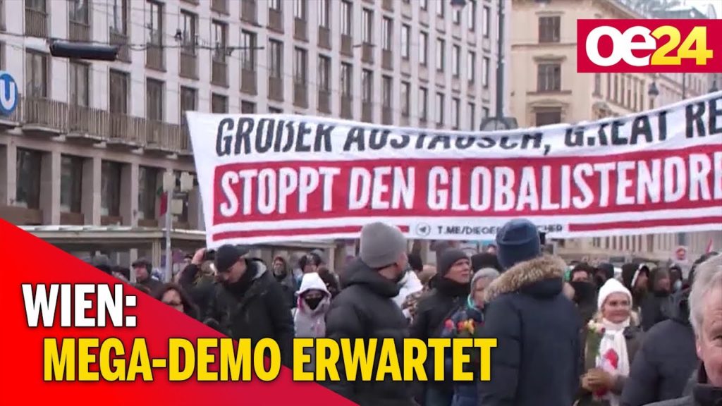 Corona: Heute Mega-Demo in Wien erwartet