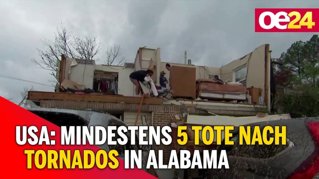 USA: Mindestens 5 Tote nach Tornados in Alabama