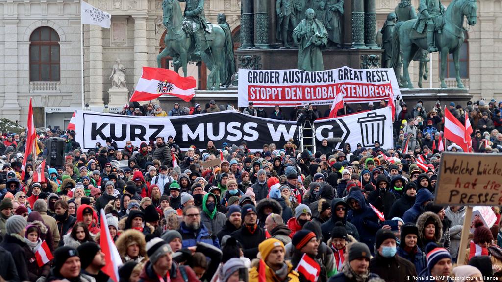 Wien: Demonstrationen gegen Corona-Maßnahmen