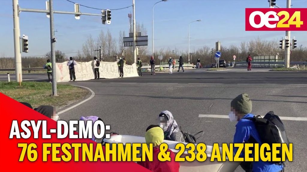 Asyl-Demo in Wien: 76 Festnahmen und 238 Anzeigen