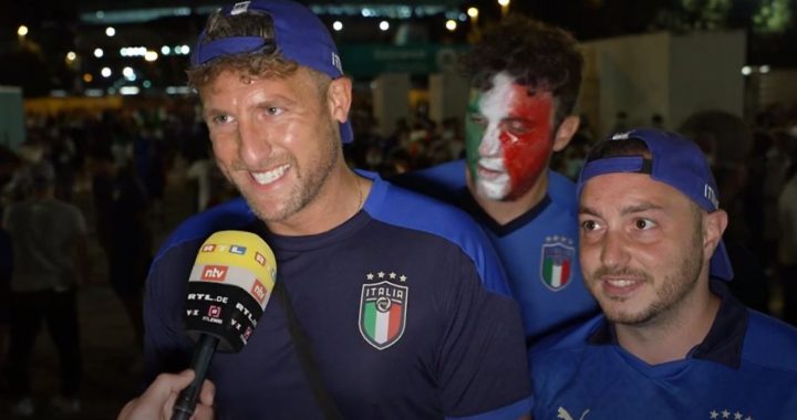 Italien-Fans hoffen auf Sieg