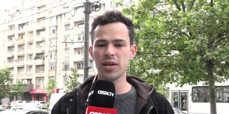oe24.TV Reporter berichtet live aus Bukarest nach Österreich-Sieg