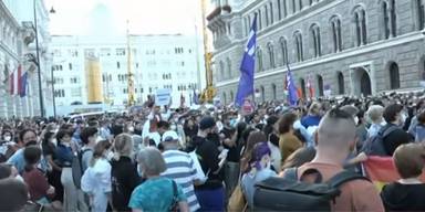 Hunderte bei Anti-Abschiebedemo in Wien