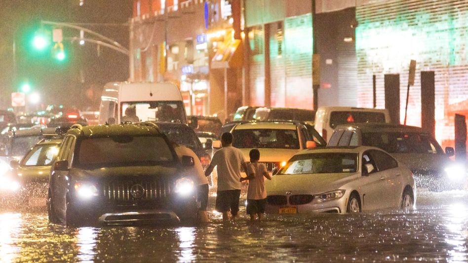 Hurricane Ida: Überschwemmungen in New Jersey