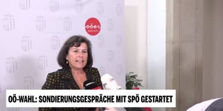OÖ-Wahl: Statement von Gerstorfer nach Sondierungsgesprächen
