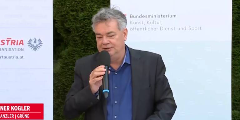 Werner Kogler: Maßnahmenpaket zum Comeback des Vereinsports
