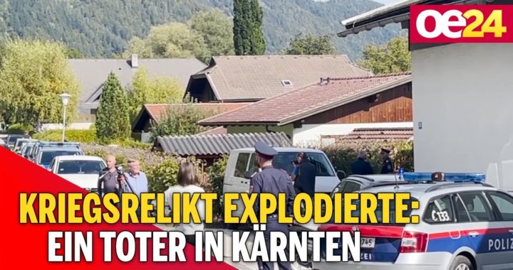 Kriegsrelikt explodierte: Ein Toter in Kärnten