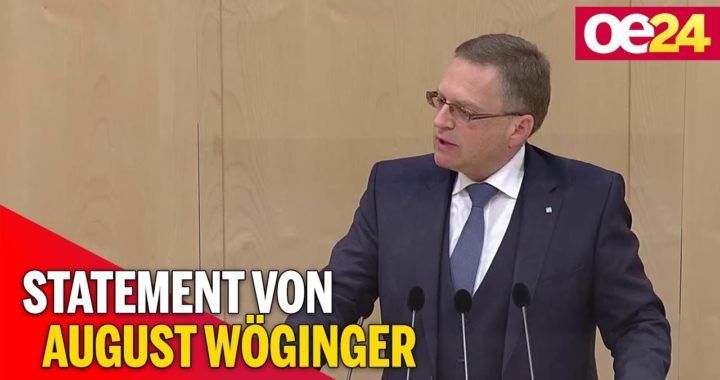 Nationalrat-Sondersitzung: Statement von August Wöginger