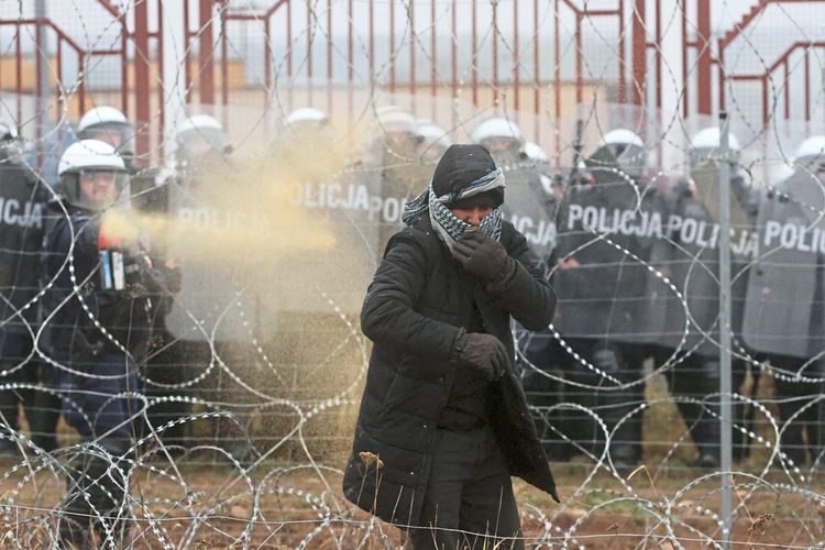 Auseinandersetzung an polnisch-belarussischer Grenze