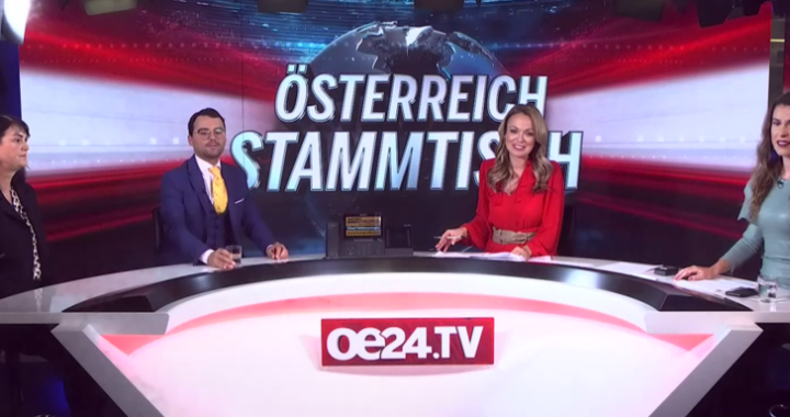 Der große oe24.TV Österreich Stammtisch mit Alexandra Psichios, Andrea Lautmann und Luigi Barbaro