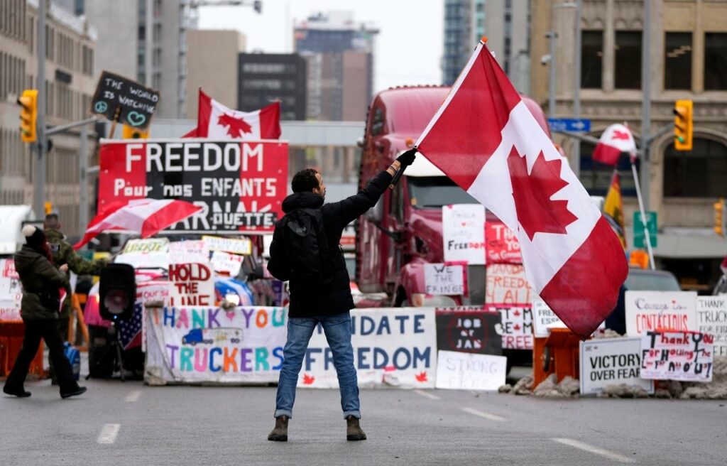 Corona-Proteste in Kanada eskalieren