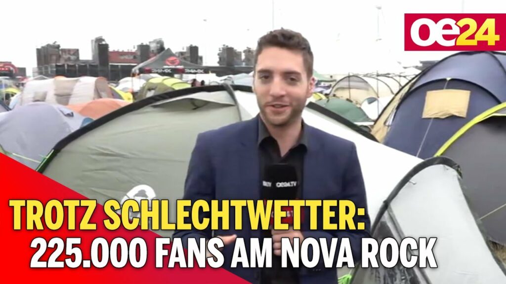 Trotz Schlechtwetter: 225.000 Fans am Nova Rock