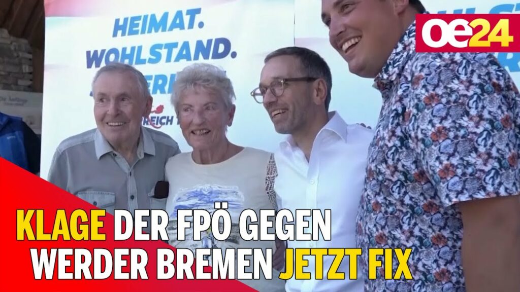 Klage der FPÖ gegen Werder Bremen jetzt fix