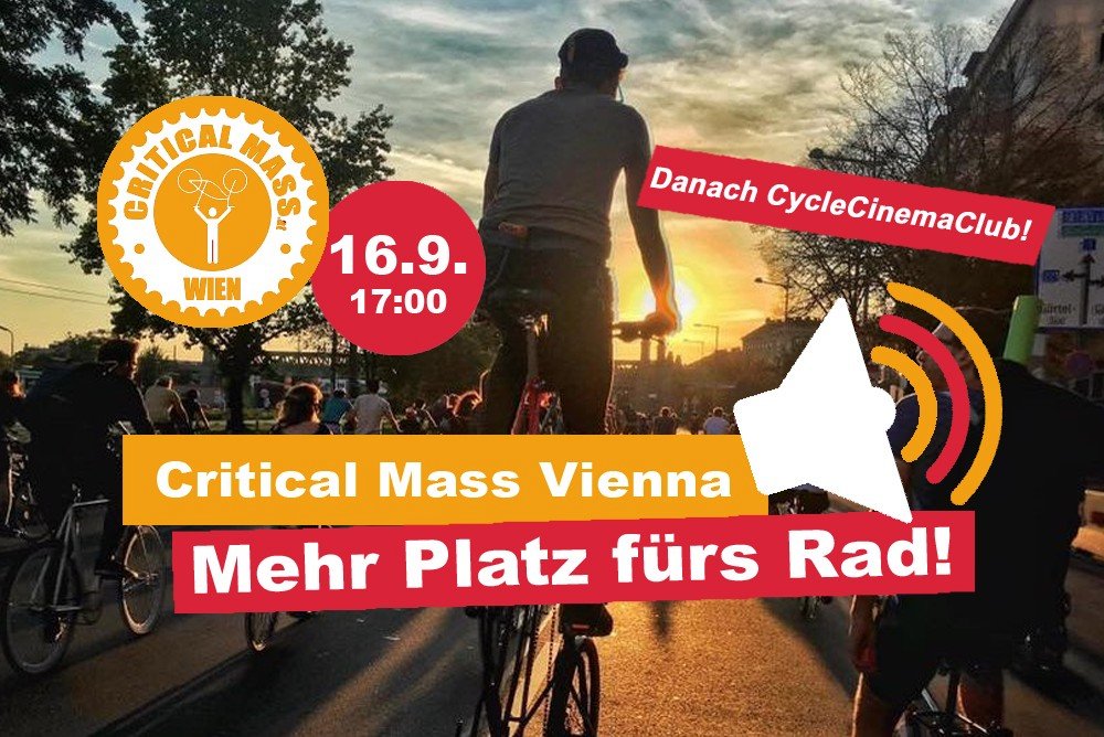 Critical Mass Wien: Mehr Platz für Fahrräder gefordert