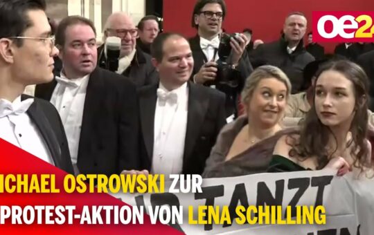 Opernball | Michael Ostrowski zur Protest-Aktion von Lena Schilling