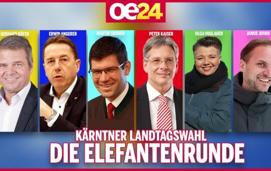 Kärnten wählt: Die große oe24-Elefantenrunde