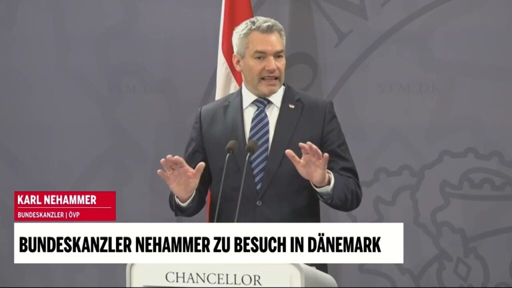 Bundeskanzler Nehammer zu Besuch in Dänemark