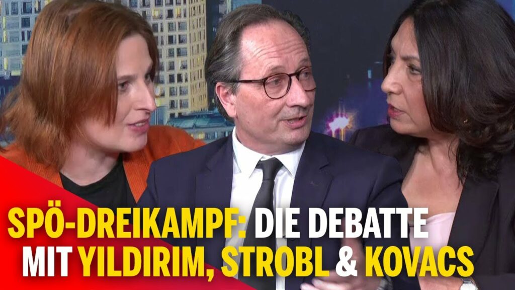 SPÖ-Dreikampf: Die Debatte mit Yildirim, Strobl & Kovacs