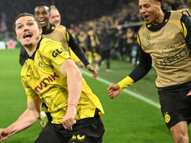 Marcel Sabitzer schießt Dortmund in das Semifinale gegen Paris SG