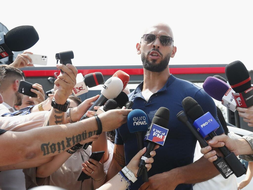 Andrew Tate steht nicht mehr unter Hausarrest