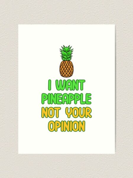 Auch nicht lustig für die Ananas