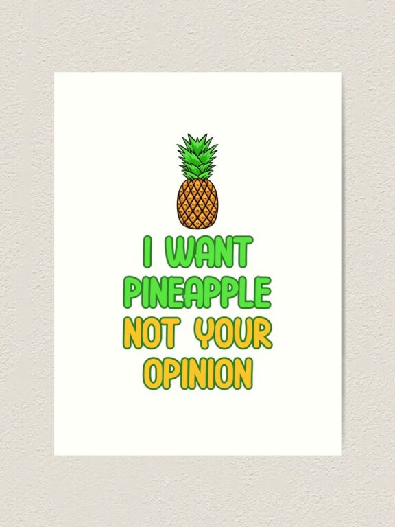 Auch nicht lustig für die Ananas