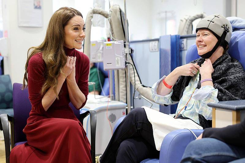 Dankeschön nach Krebsbehandlung: Kate besuchte Krankenhaus
