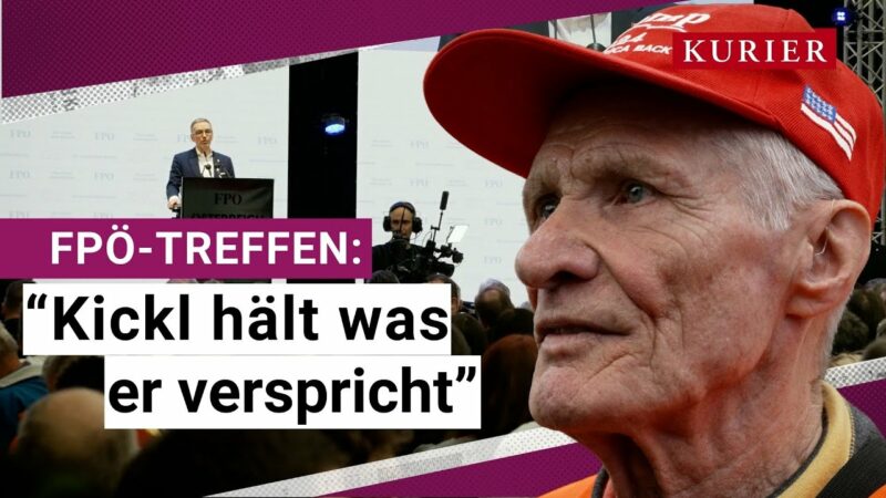 FPÖ-Neujahrstreffen mit Kickl: Das sagen seine Wähler