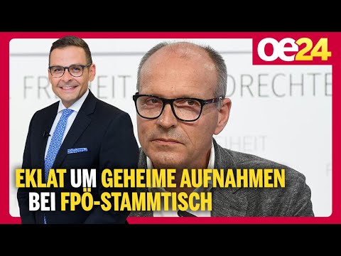 Eklat um geheime Aufnahmen bei FPÖ-Stammtisch | @geraldgrosz
