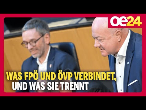 Was FPÖ und ÖVP verbindet, und was sie trennt