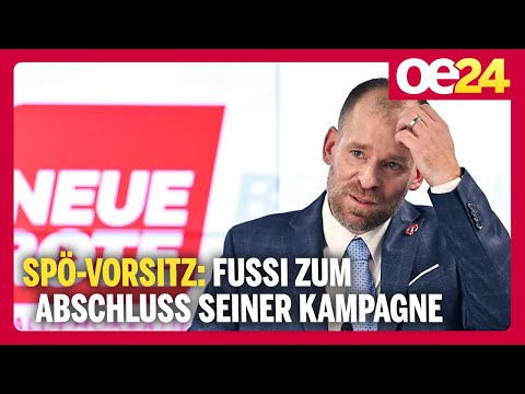 SPÖ-Vorsitz: Fußi zum Abschluss seiner Kampagne