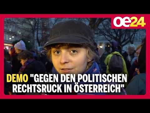 Demo “gegen den politischen Rechtsruck in Österreich”