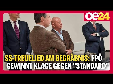 SS-Treuelied am Begräbnis: FPÖ gewinnt Klage gegen “Standard”