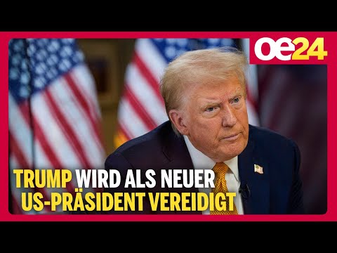 Trump wird als neuer US-Präsident vereidigt