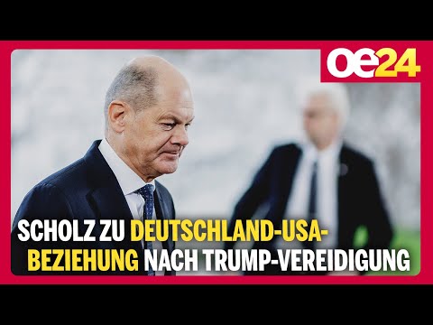 Scholz zu Deutschland-USA-Beziehung nach Trump-Vereidigung
